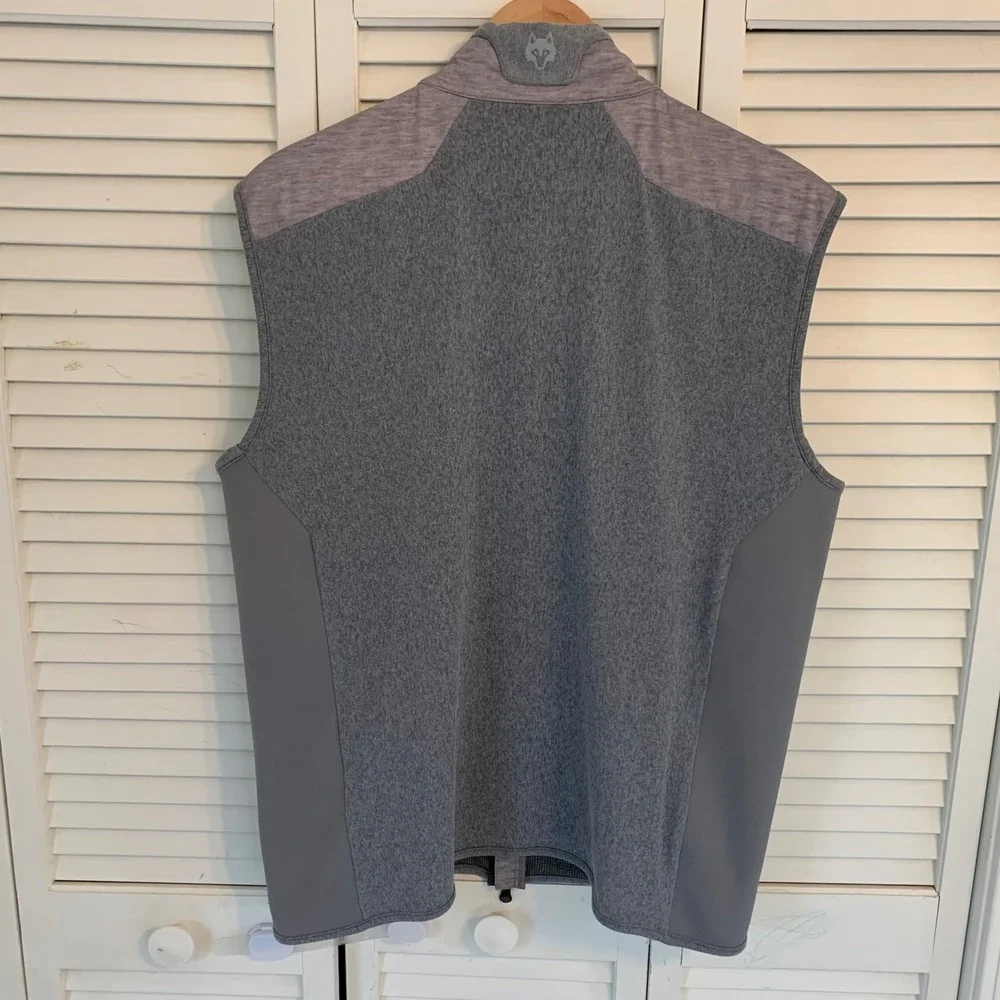 GREYSON Comanche Hybrid Vest Mens M Golf Pockets Logo Nylon‎ Stretch Lightweight